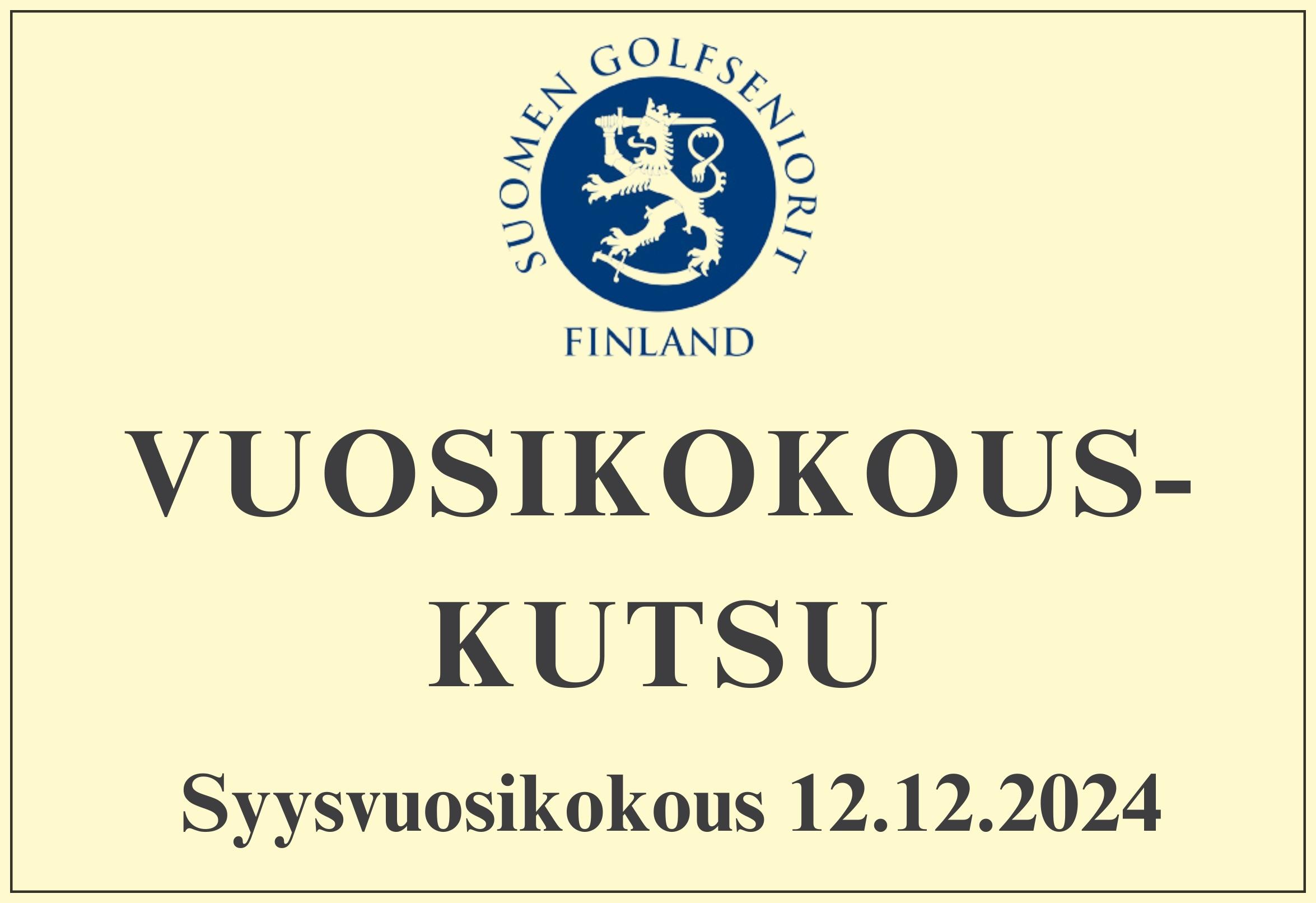 Vuosikokous 2024