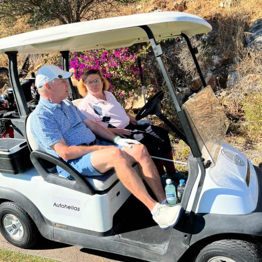 Parikilpailuun starttaamassa Aija Finne ja Rami Laaksonen