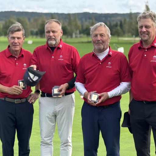 Pickalan joukkue vasemmalta Risto Hotti, Jari Tuomikoski, Ari Vauhkonen ja Jussi Särkkä